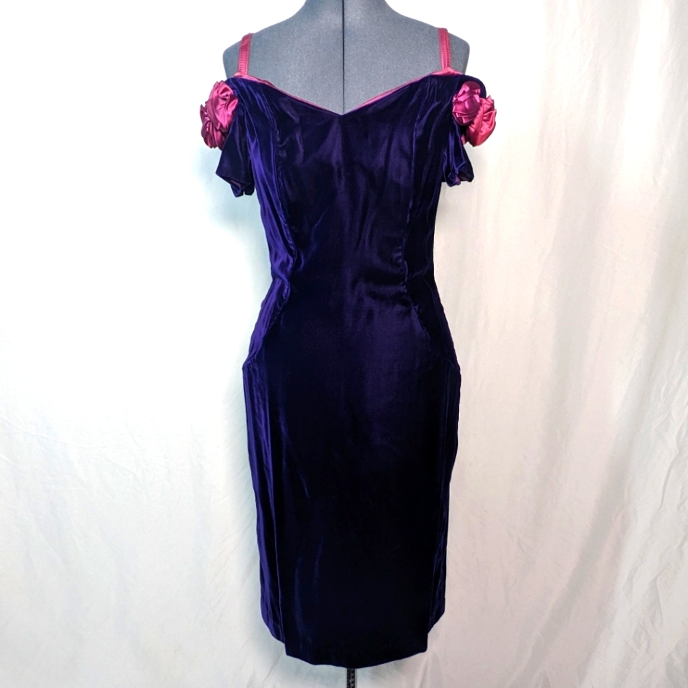Vintage Velvet Party Dress